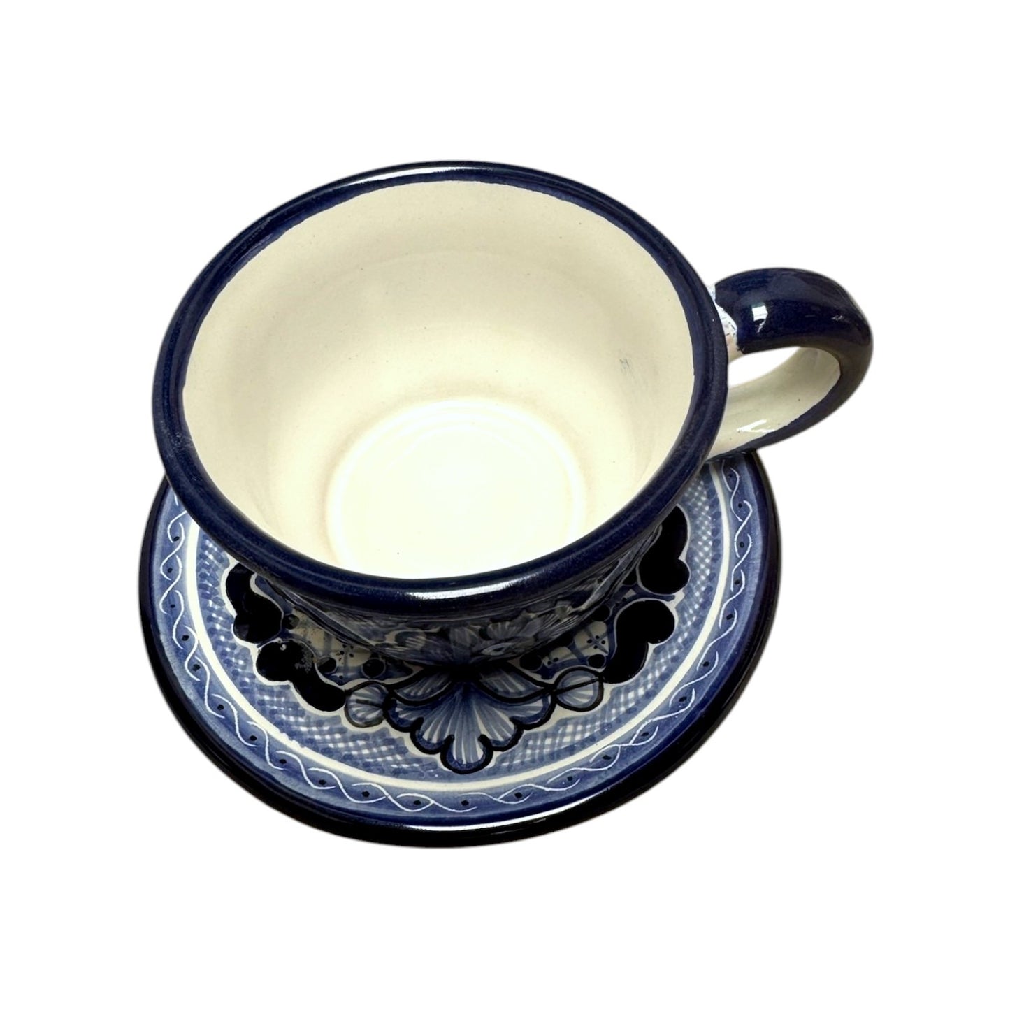 Taza para café con plato