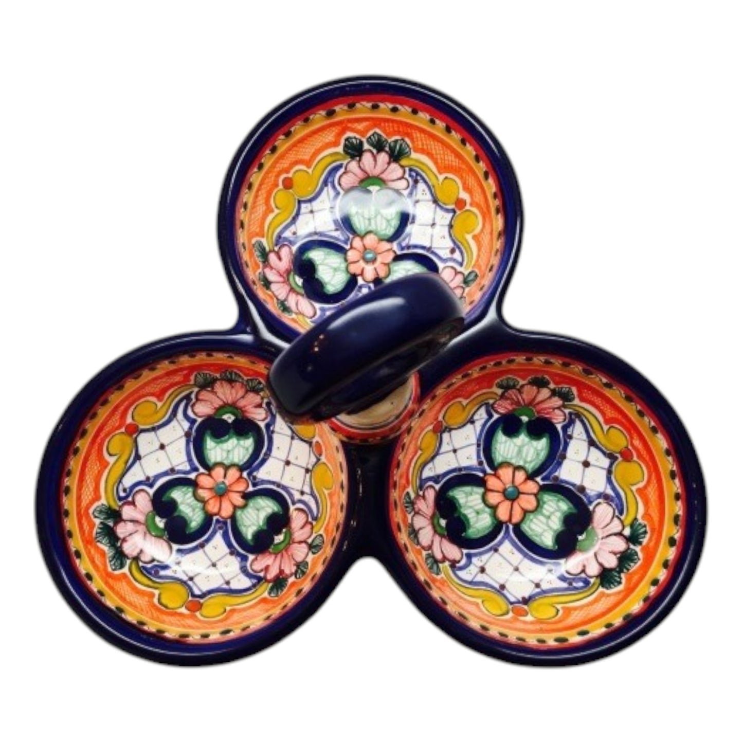 Botanero múltiple de 3 divisiones con gancho