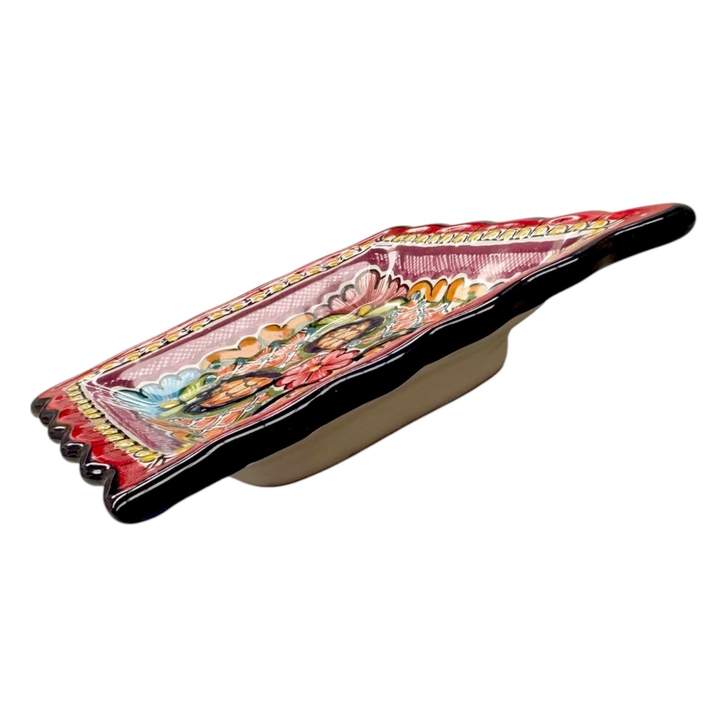 Charola cuadrada concha