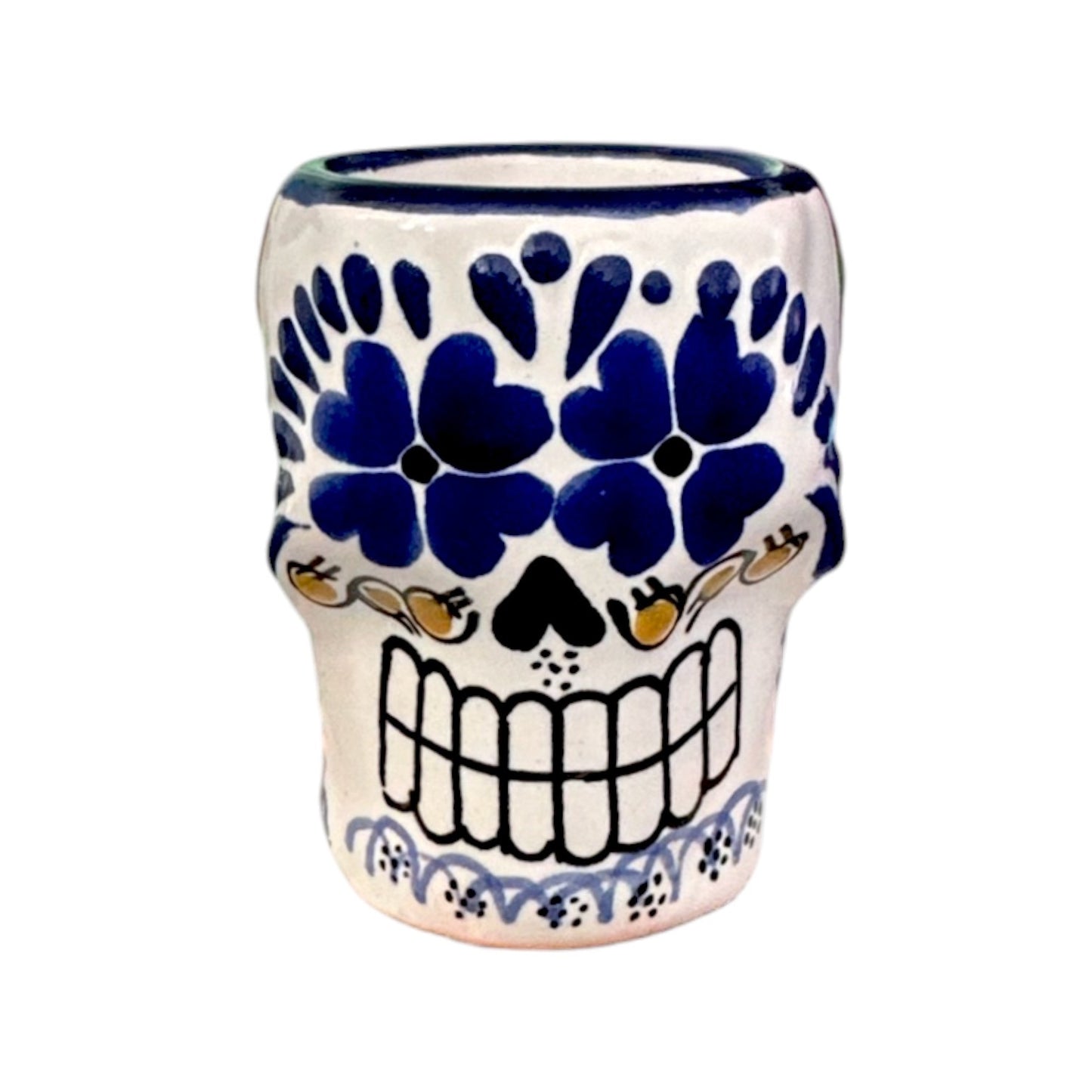 Vaso tequilero calaca