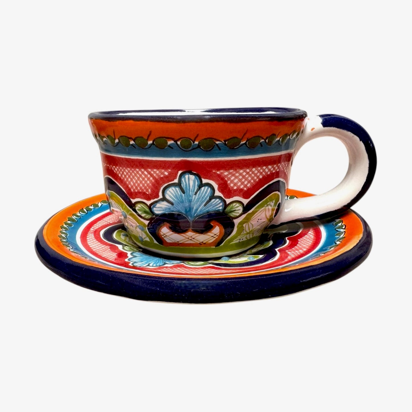 Taza para café con plato