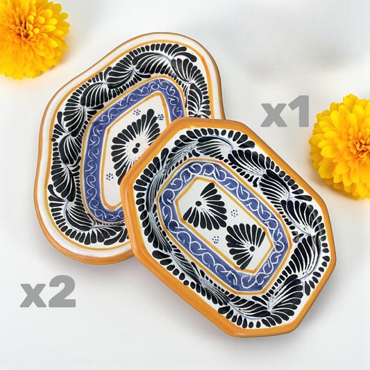 Set de dulcero y charola