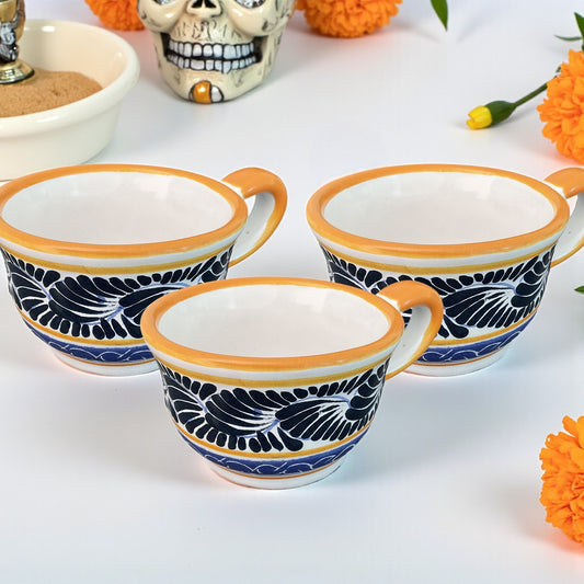 Sets 3 tazas amarillas