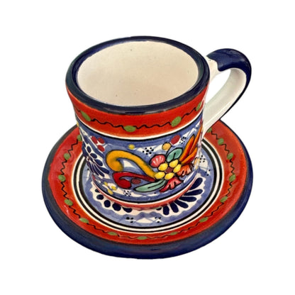 Taza pozuelo con plato