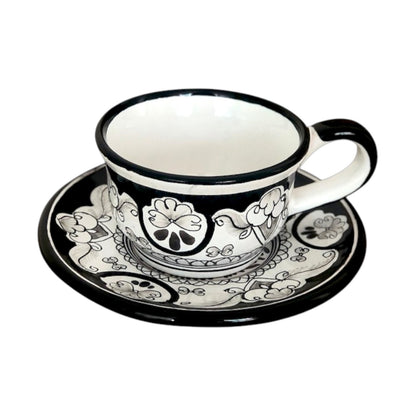Taza para café con plato