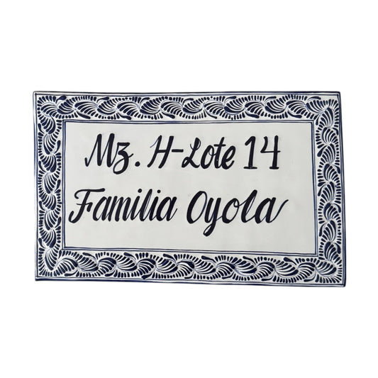 Placa rectangular