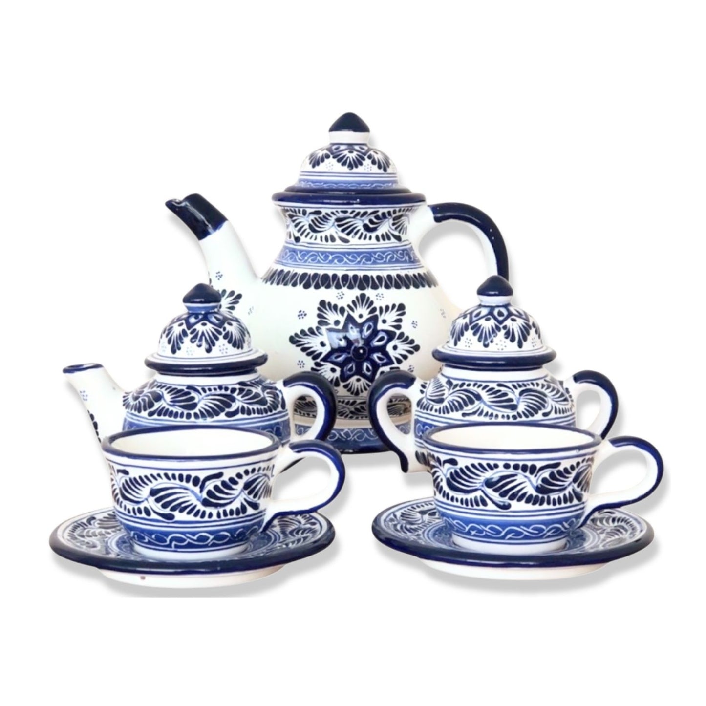 Juego de café azul estrella