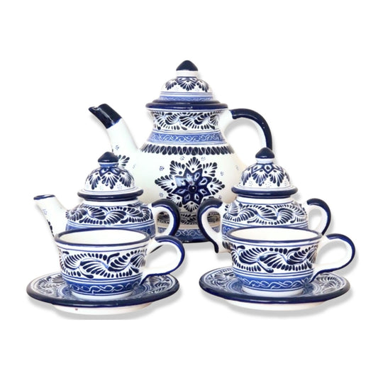Juego de café azul estrella