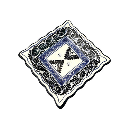 Charola cuadrada concha