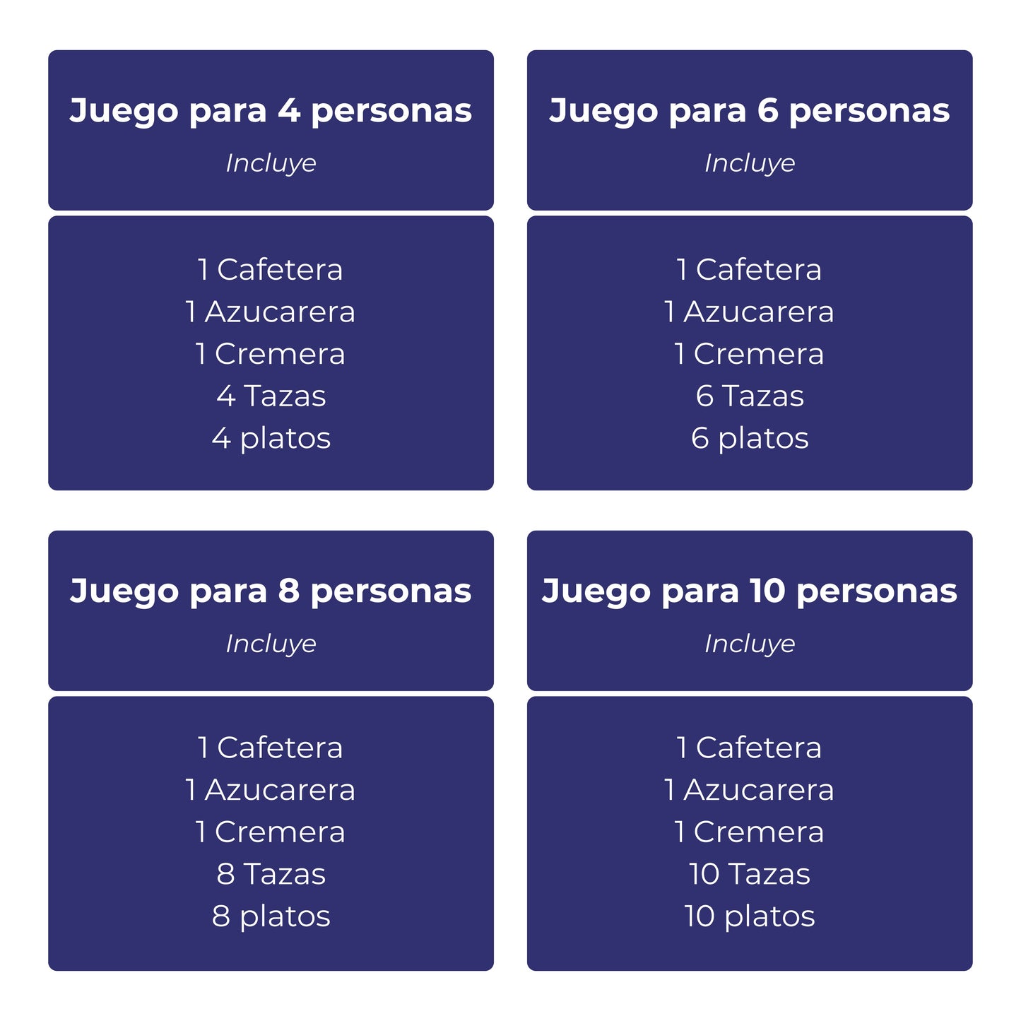 Juego de café Rosa Pastel