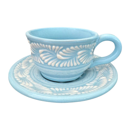 Taza para café con plato