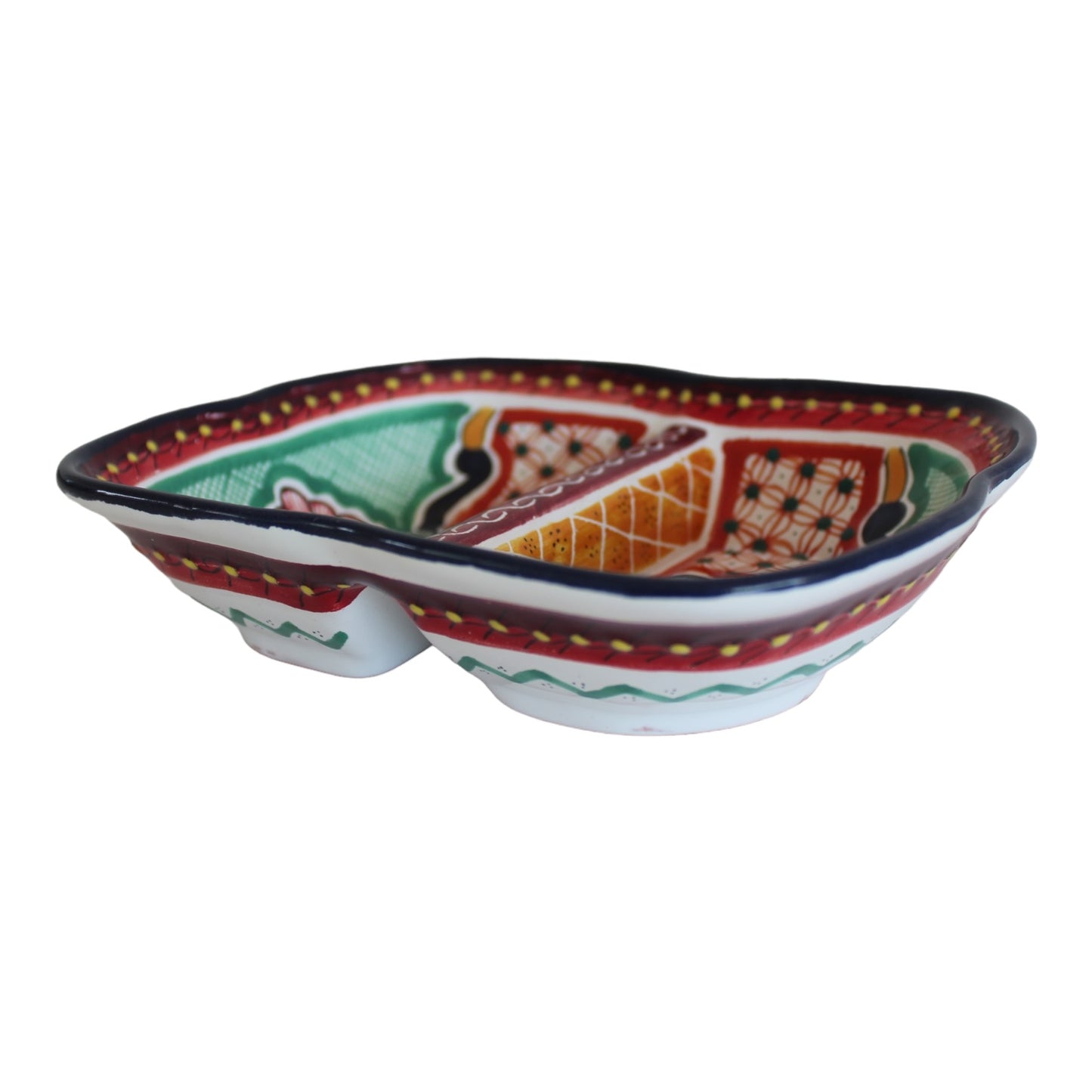 Botanero rectangular 2 divisiones