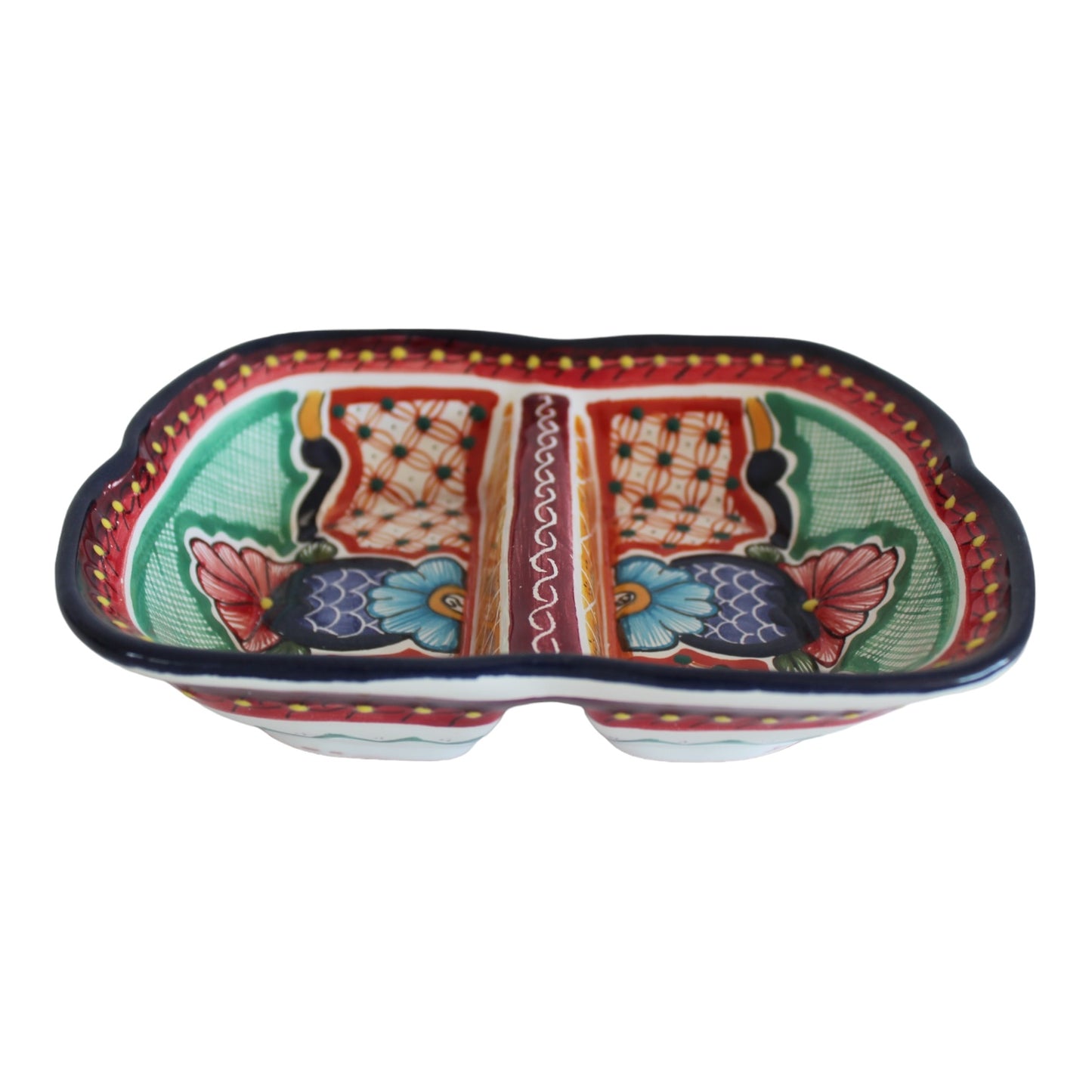 Botanero rectangular 2 divisiones