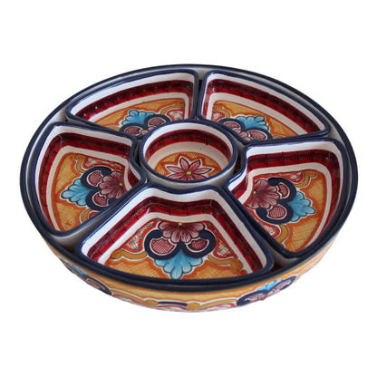 Botanero múltiple redondo 6 divisiones movible