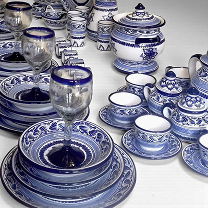 Vajilla azul estrella